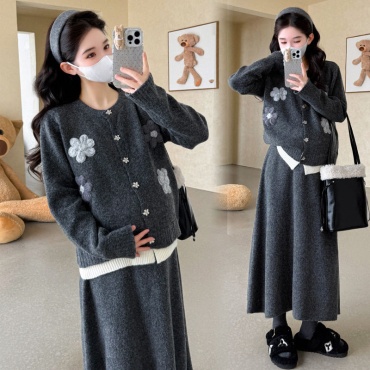Костюм AD Fashion серый, белый