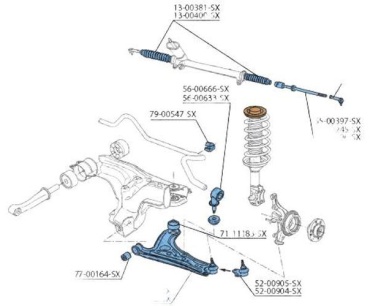 Stellox рычаг подвески 5703522SX