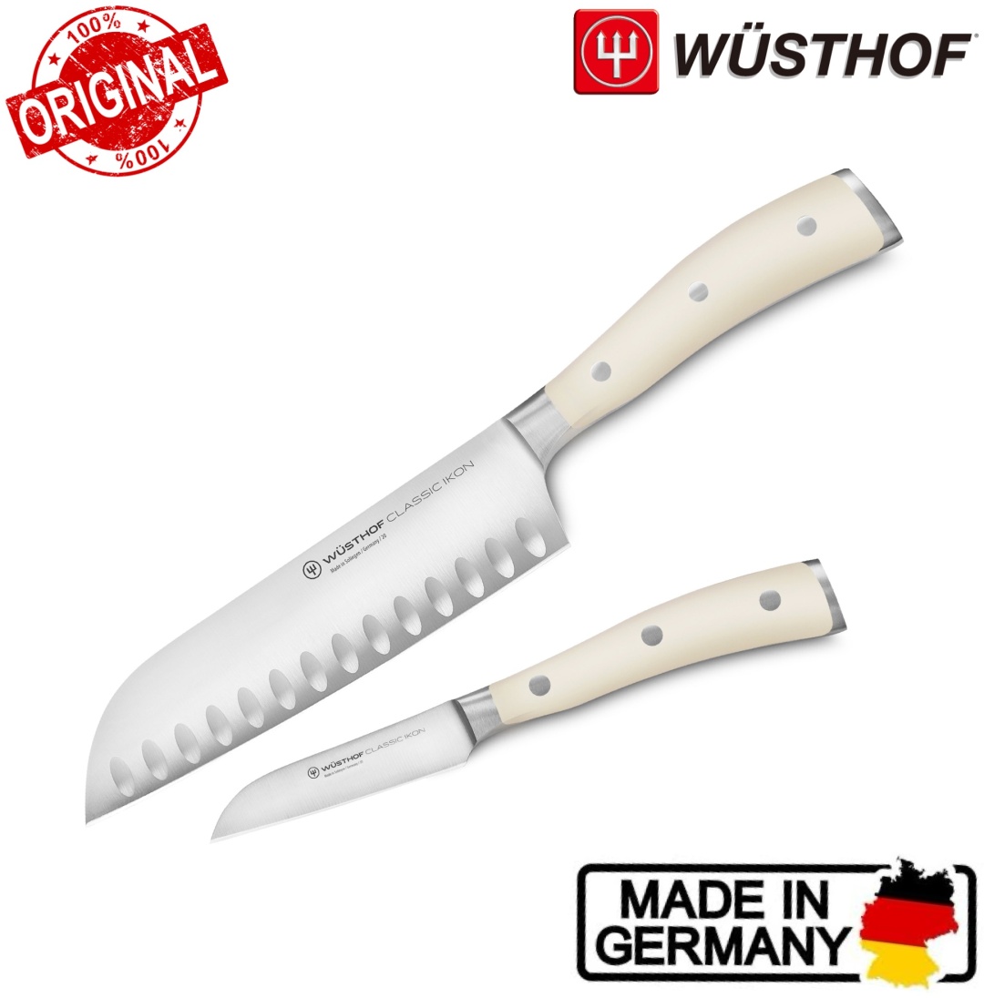 Набор ножей WUSTHOF Classic Ikon Asian , лезвие: углеродистая сталь 2 шт