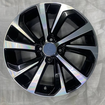DIVAD BJ009 6x15/4x100 D54.1 ET45 4 диска черный, серебристый