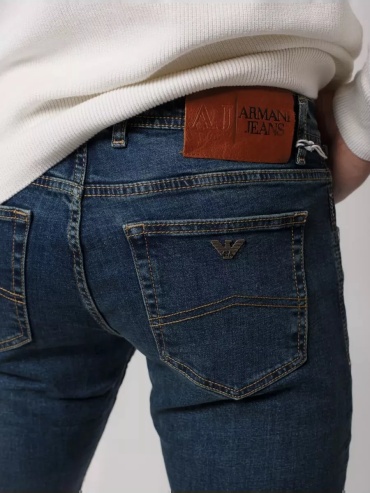 Джинсы зауженные Armani Jeans синий