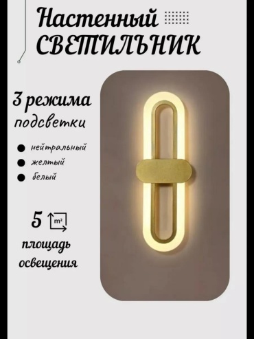 Бра настенный LED, белый