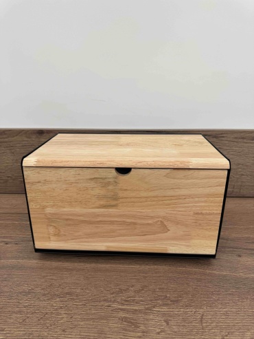 Amelihome хлебница Dev17374, дерево, сталь