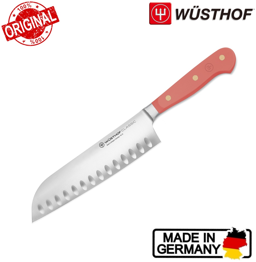 Поварской WUSTHOF Classic Hollow Edge Santoku 18 см, лезвие: углеродистая сталь 1 шт