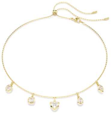 Swarovski длина 48 см ювелирный сплав, кристаллы Swarovski, цирконий