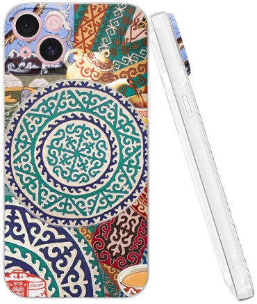 Чехол Mcover для Apple iPhone 15 Plus рисунок