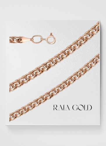 Raia Gold 86518 длина 55 см, вес 4.96 г золото, плетение бисмарк