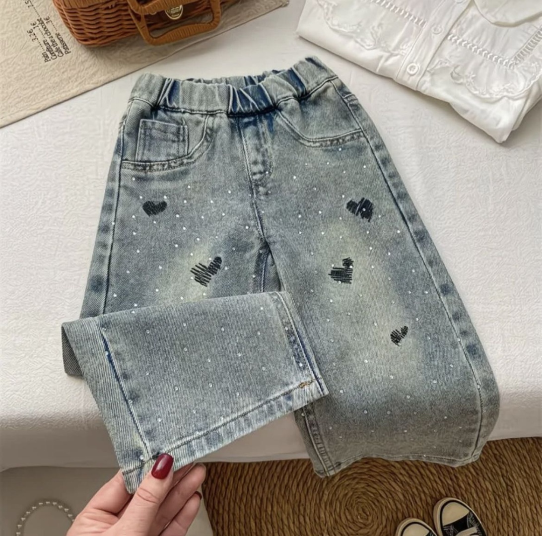 Джинсы свободного кроя FASHION синий