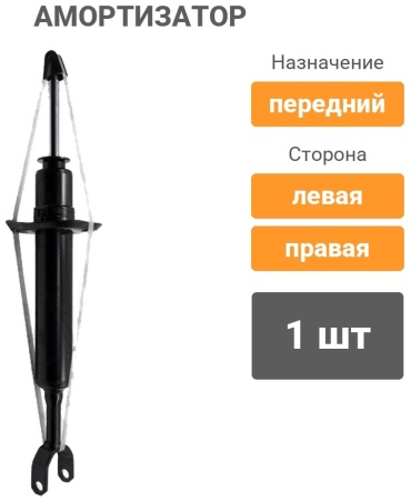 BAIKOR передний BKSA0064 1 шт
