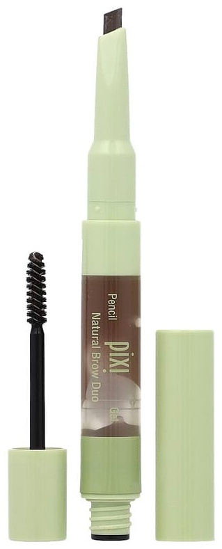 Pixi Beauty карандаш 2-в-1 Natural Brow Duo 0633 темно-коричневый