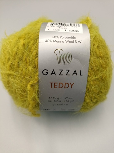 GAZZAL Teddi 6556 Зелёный 150 м 50 г