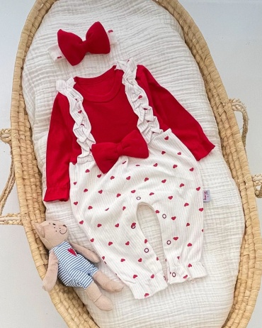 Комбинезон Murat Baby белый, красный