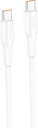 Кабель FONENG USB TypeC (M), 1 м, белый