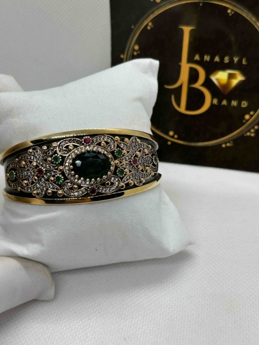 JANASYL Brand Браслет Хюррем длина 20 см, вес 29 г серебро, плетение обод
