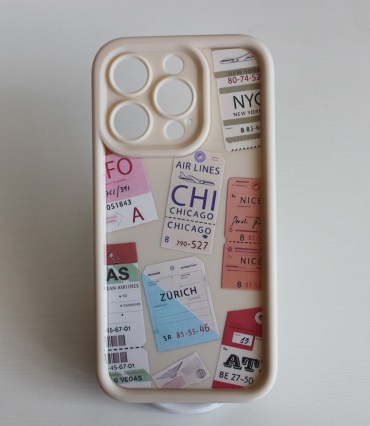 Чехол Fashion Case для Apple iPhone 16 Pro бежевый