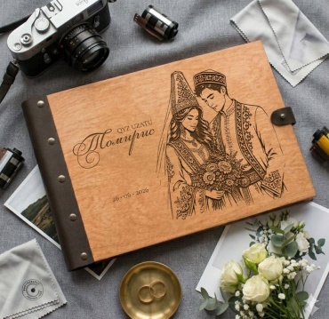 ANS craft фотоальбом Qyz Uzatu свадебный формат 20x30