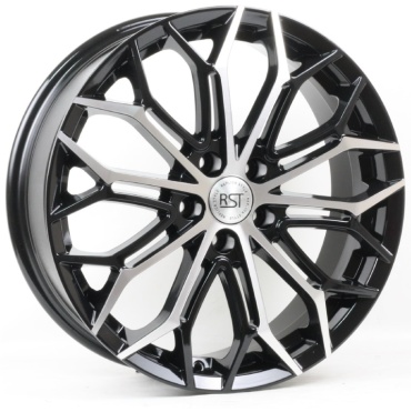 RST R208 6.5x18/5x114.3 D66.5 ET37 4 диска черный, серебристый