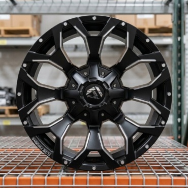Fonyee 601 9x18/5x139.7/150 D110 ET18 4 диска черный матовый