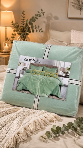 Комплект Dantela муслин 1.5-спальный муслин, 1 наволочка: 48x74 см
