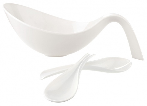 Салатник Villeroy&Boch 20х15 см, фарфор, 3 шт
