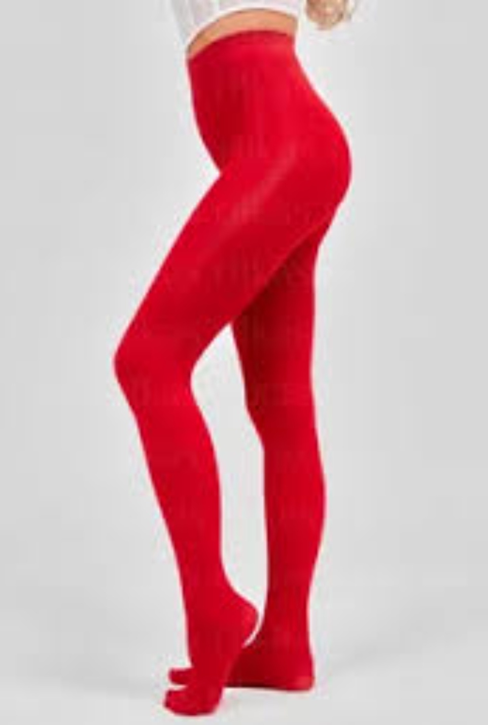 Колготки MinMin velour красный
