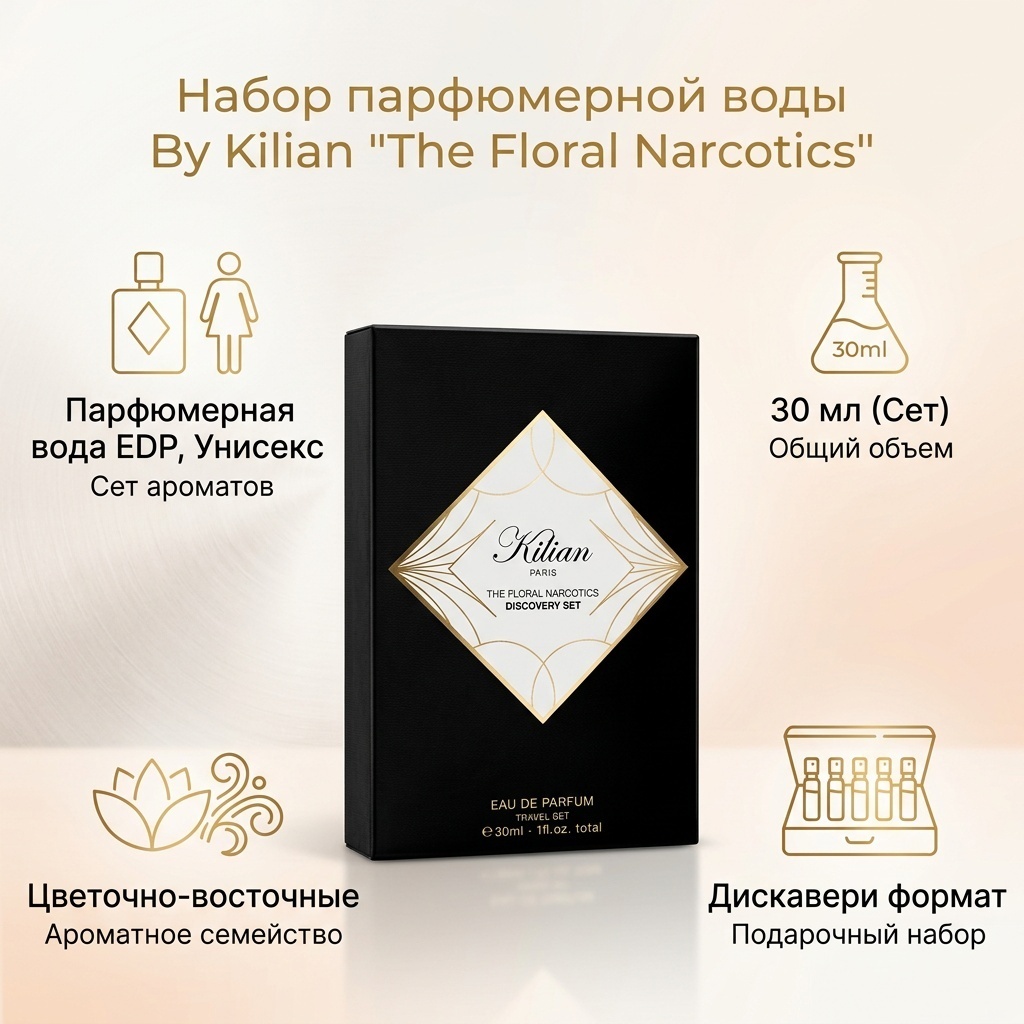 By Kilian The Floral Narcotics Discovery Set парфюмерная вода EDP 30 мл, унисекс