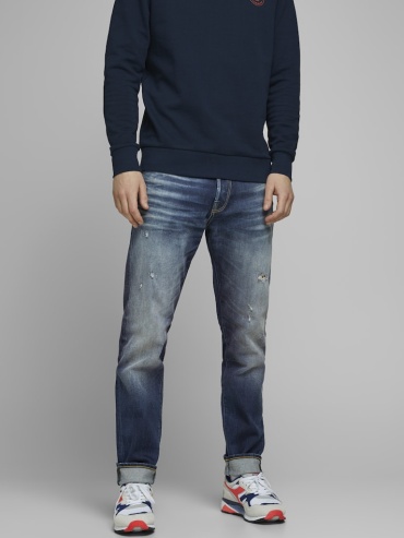 Джинсы прямые Jack&Jones голубой