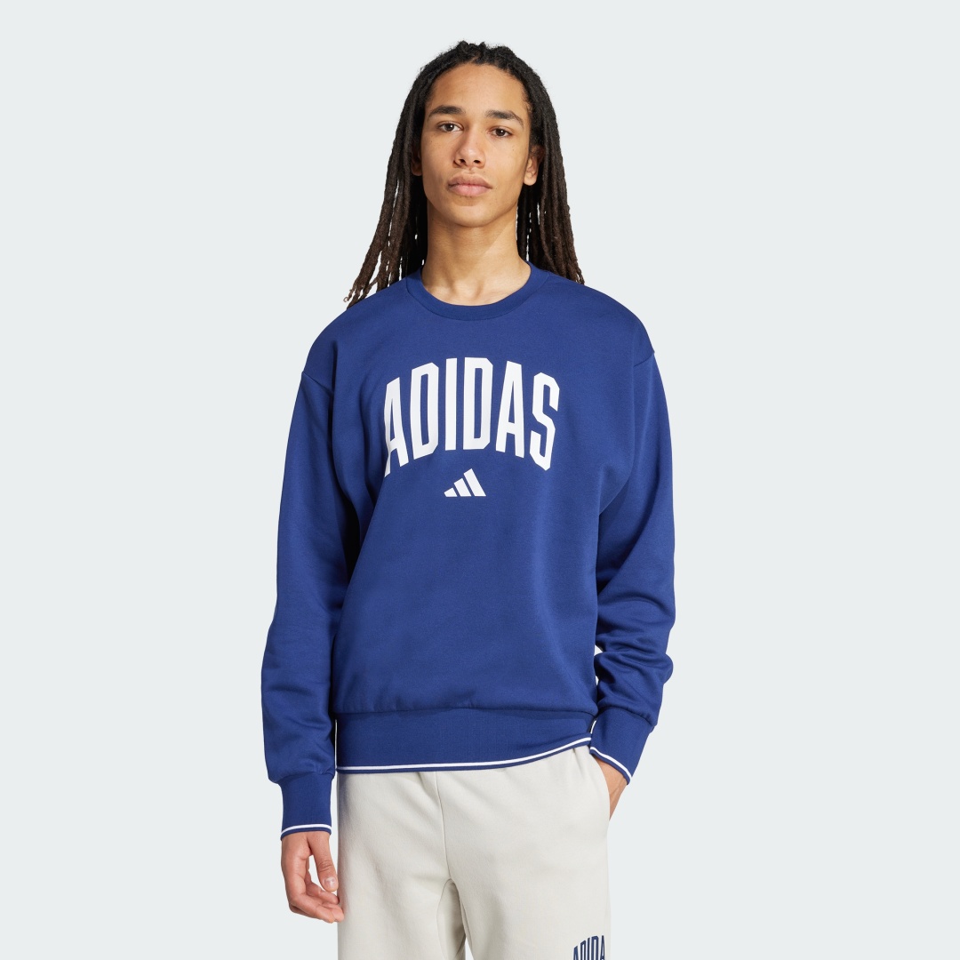 Свитшот adidas синий