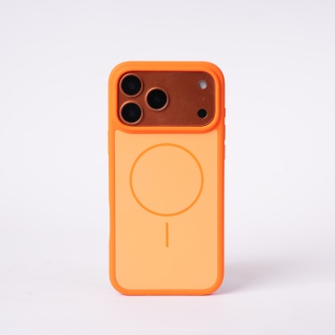 Чехол CABBEEN для Apple iPhone 17 Pro оранжевый