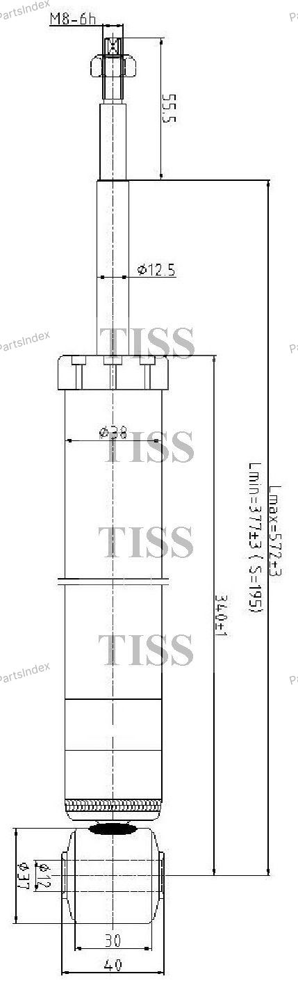 Амортизатор JD Амортизатор Подвески JAA0242