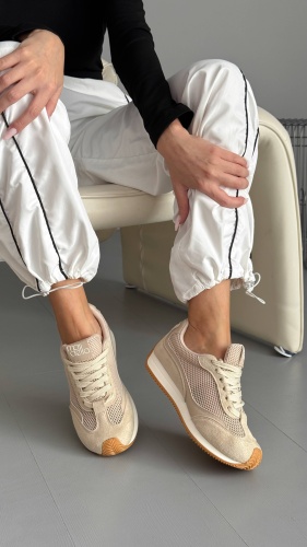 Кроссовки Истерика shoes Ультралегкая серия Madella бежевый