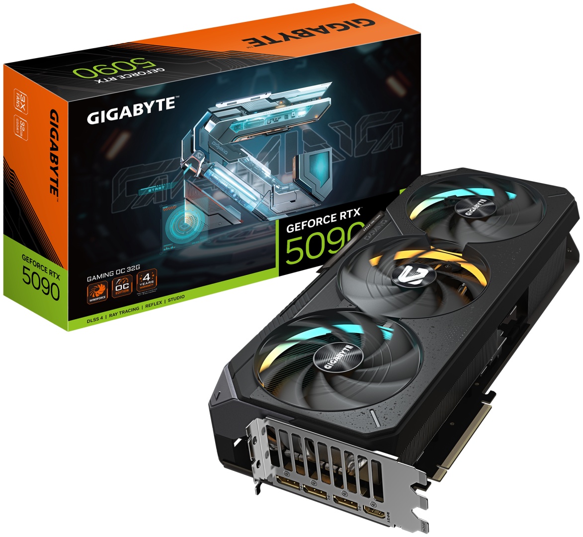 Видеокарта GIGABYTE GV-N5090GAMING OC-32GD 32 Гб