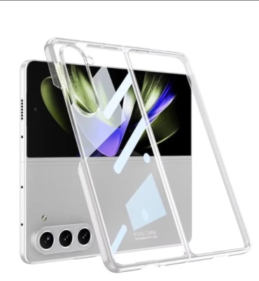 Чехол CABBEEN для Samsung Galaxy Z Fold 7 прозрачный