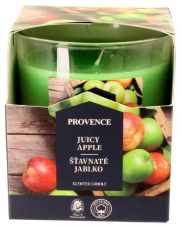 Ароматическая свеча Provence Сочное яблоко 8 см, 1 шт