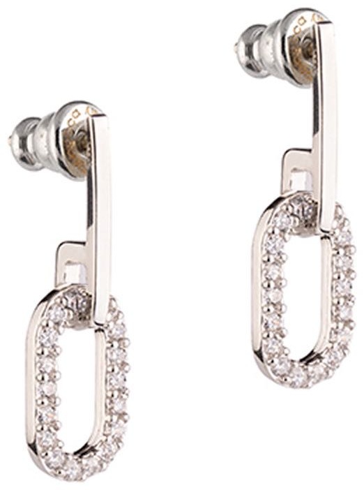 Серьги Rebecca бижутерный сплав, кристаллы Swarovski