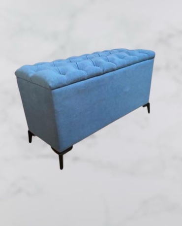Банкетка AB mebel 883178035, 90x40x50 см, голубой