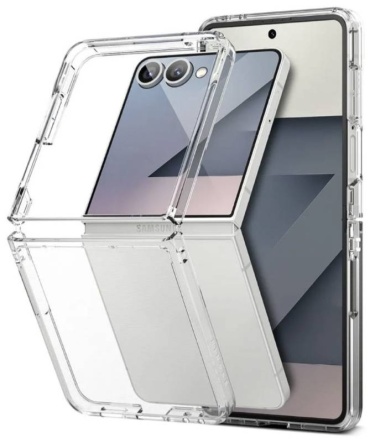Чехол Samsung для Samsung Galaxy Z Flip7 прозрачный