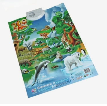 Плакат Joy Toy Доска дикие животные