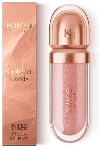 KIKO Golden Oasis 3D Hydra Lip Gloss блеск для губ 02-Chestnut