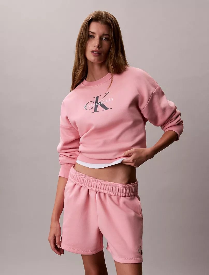 Свитшот Calvin Klein розовый