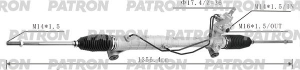Рулевая рейка PATRON гидравлическая PSG3113 левый руль