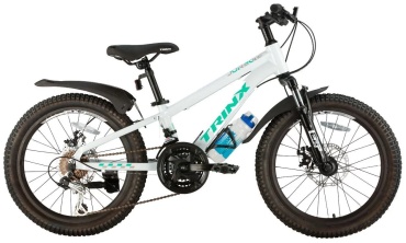 Велосипед TRINX Junior 2024 20 дюймов белый-синий