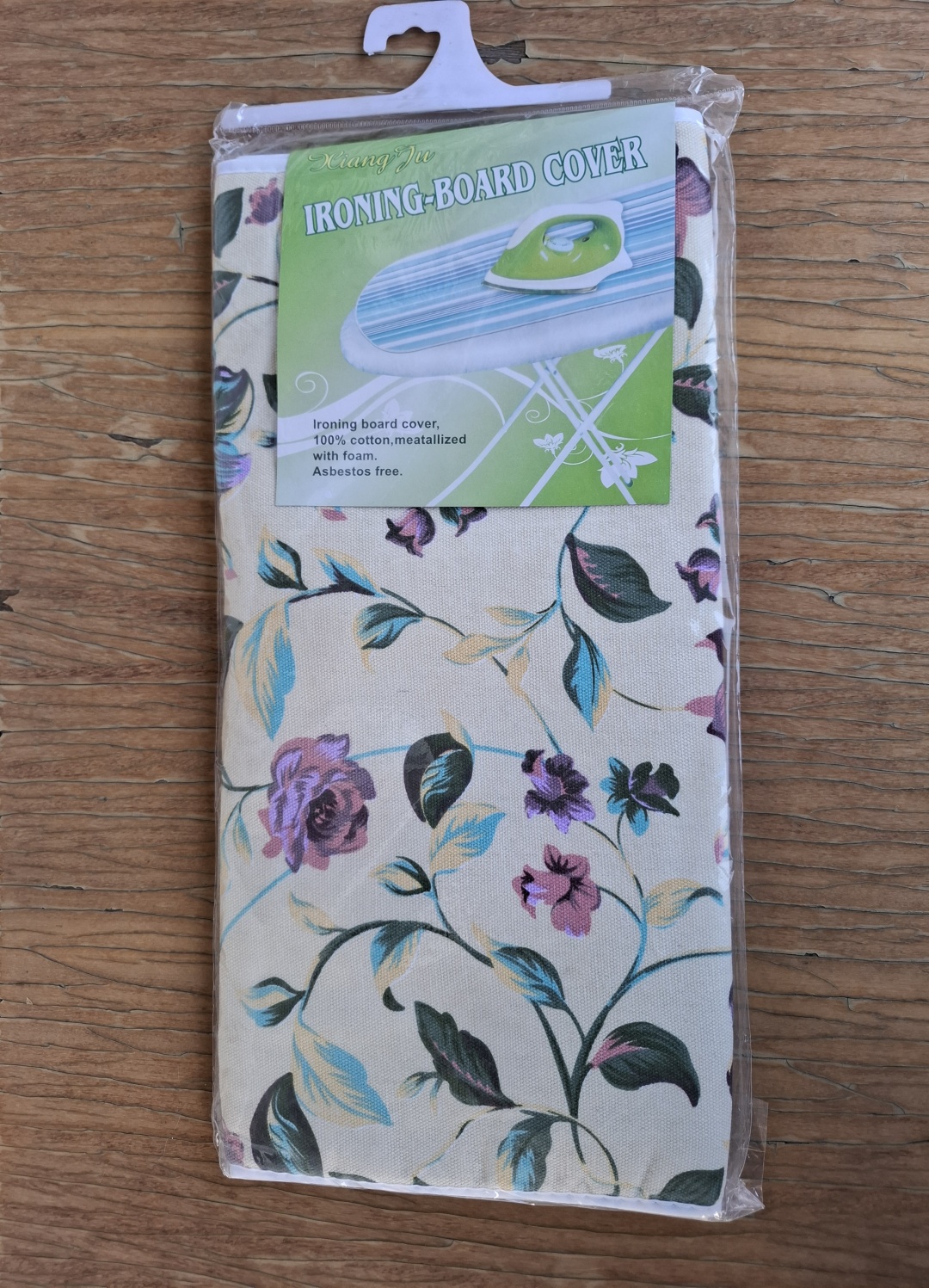Чехол для гладильной доски 1st Home Linen Цветы 140x50 см