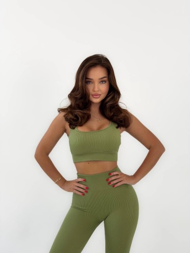 Спортивный костюм Shantal Lingerie зеленый, салатовый