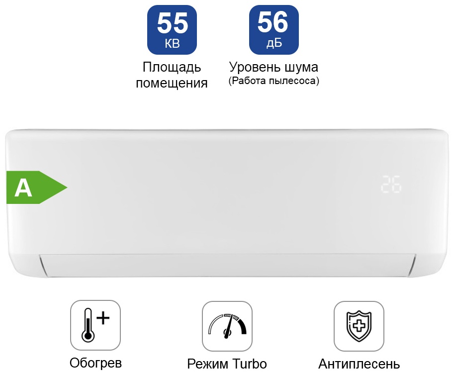 Gree -18 Bora GWH18AAA-K3NNA1A белый