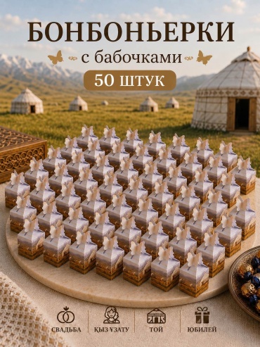 Бонбоньерка без наполнения 50 шт