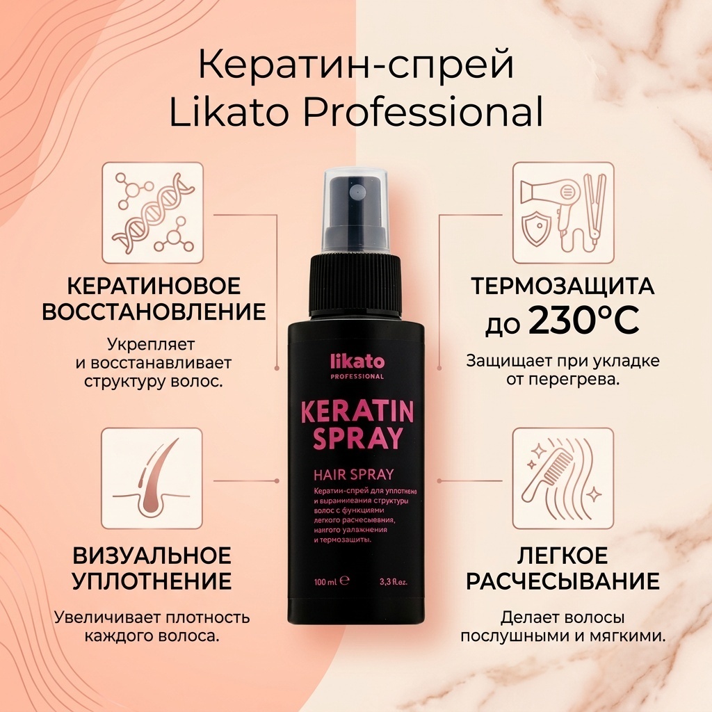 Likato Professional Keratin spray спрей-концентрат 100 мл