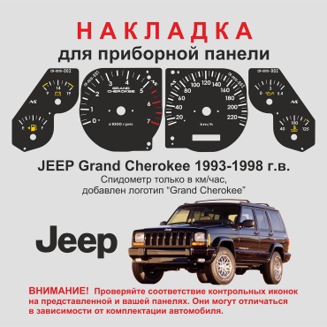 Master-print щиток панели приборов Jeep Grand Chirokee 2048769895305