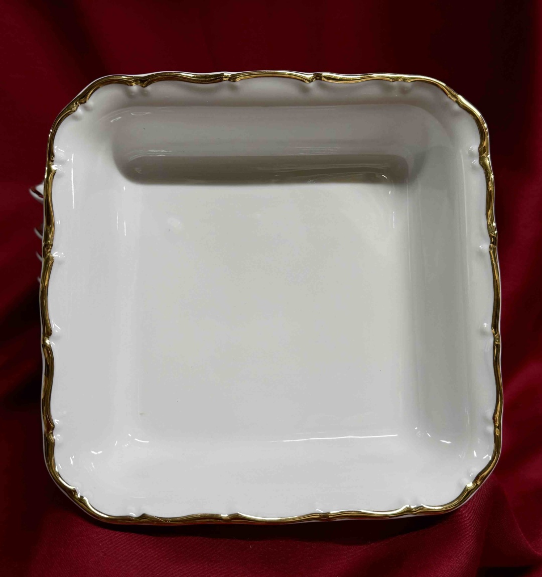 Салатник MZ Офелия 662/Gold 16х16 см, фарфор, 6 шт