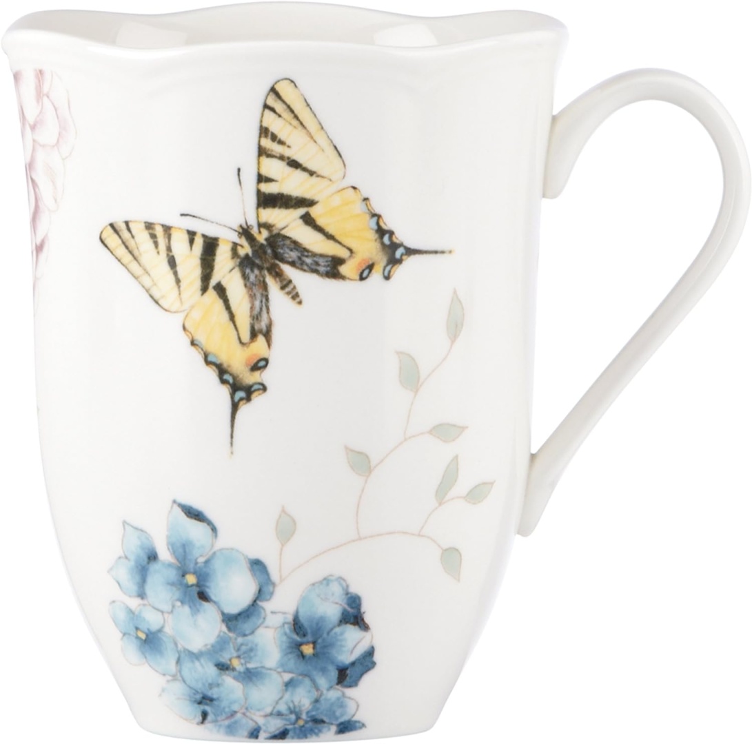 Кружка Lenox BUTTERFLY MDW HYDRANGEA, 355 мл, фарфор, 1 шт.